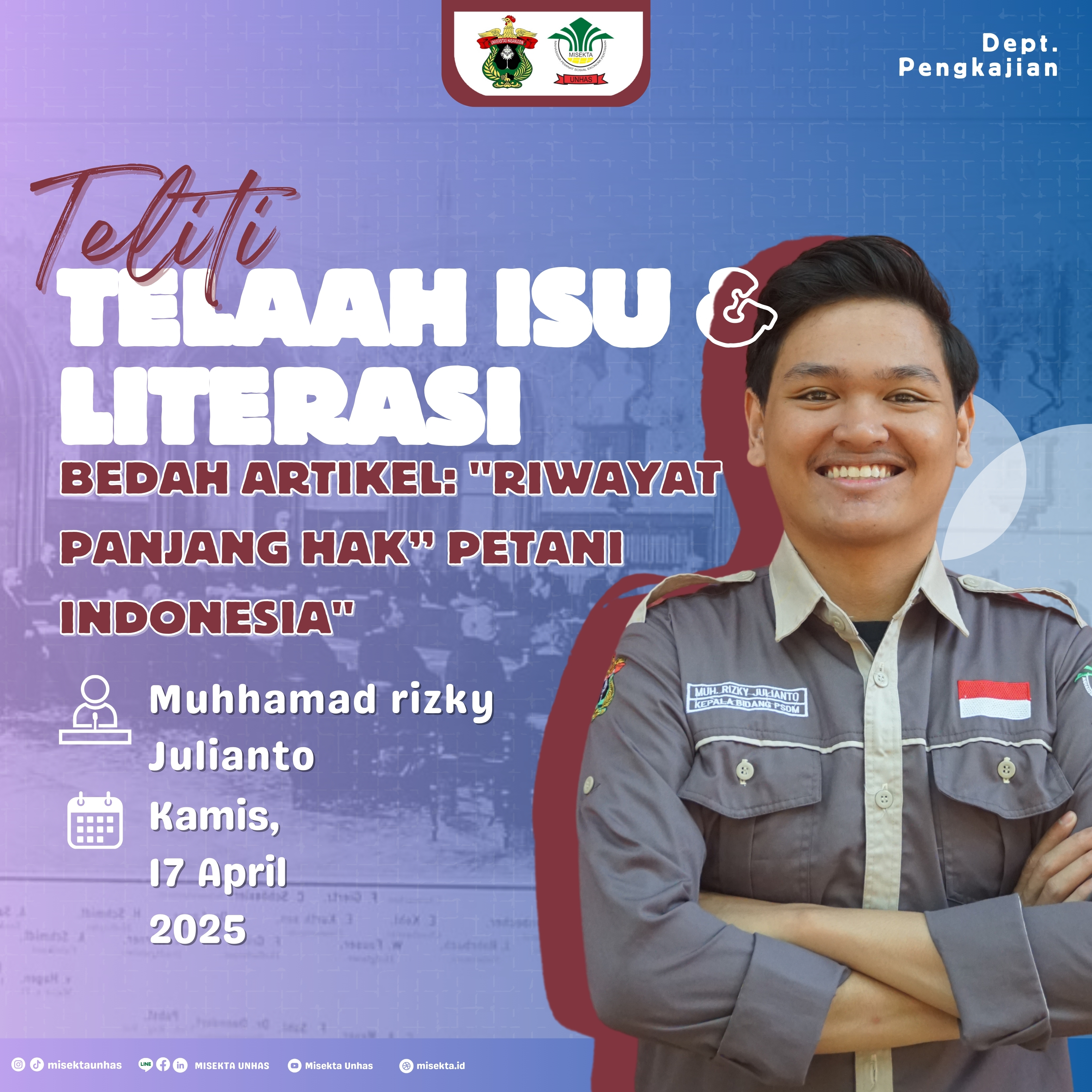 Bedah Artikel: Direbut Penjajah, Digadaikan Negara Sendiri: Riwayat Panjang Hak-Hak Petani Indonesia