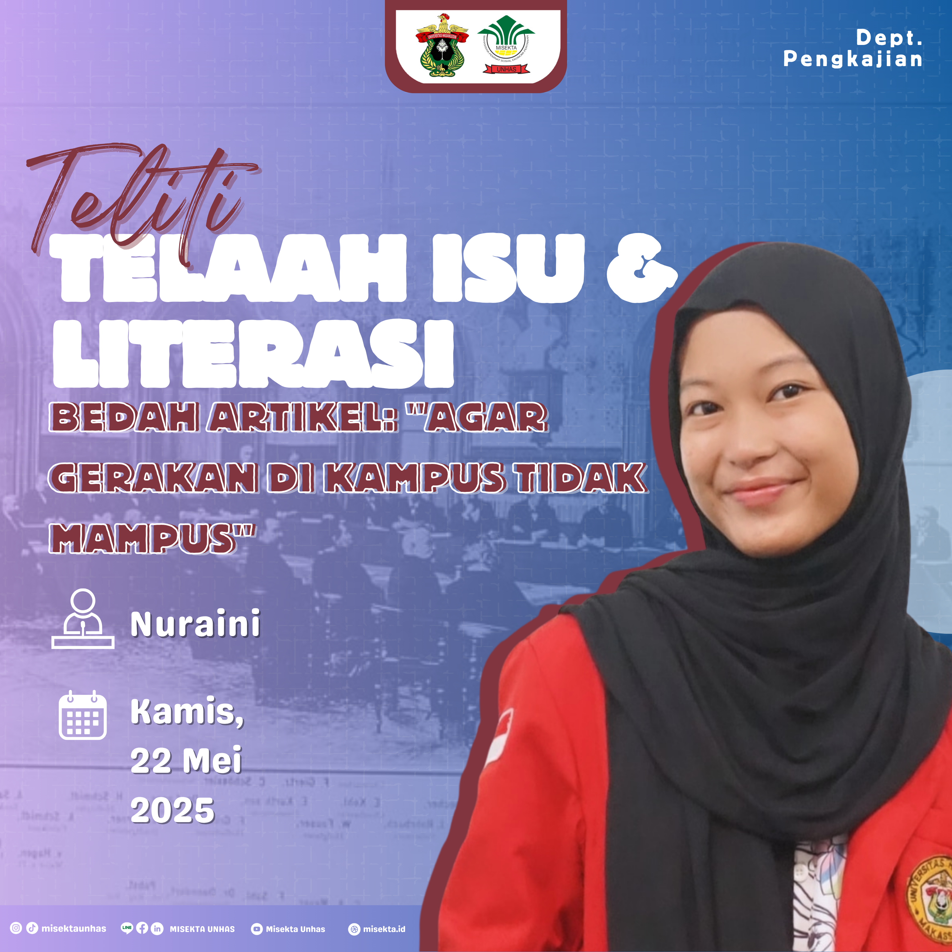 Bedah Artikel: Agar Gerakan di Kampus Tidak Mampus