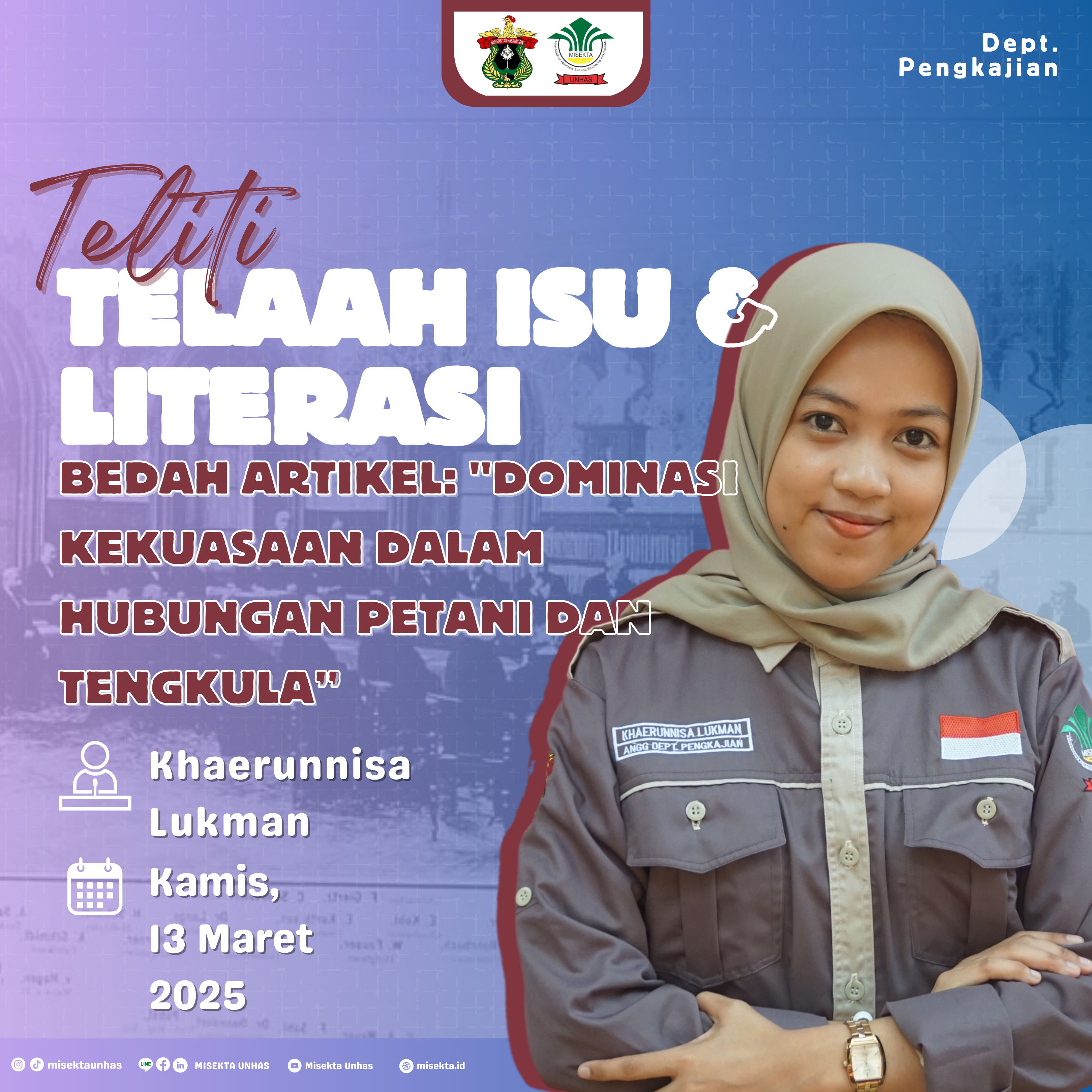 Bedah Artikel: Dominasi Kekuasaan dalam Hubungan Petani dan Tengkula